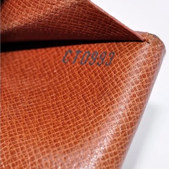 Louis Vuitton LV Portomone Guse Monogram Coin Case PVC Leather Brown - Picture 7 of 8